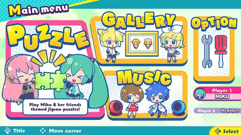 Hatsune Miku Jigsaw Puzzle screenshot 3