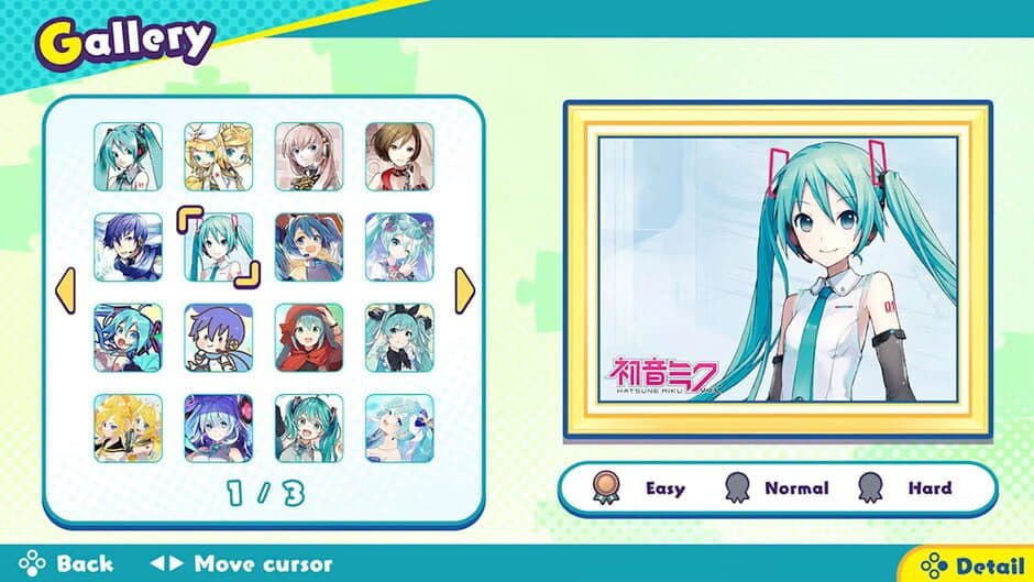 Hatsune Miku Jigsaw Puzzle screenshot 4