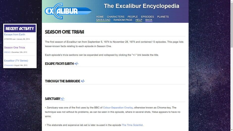 Excalibur screenshot 1