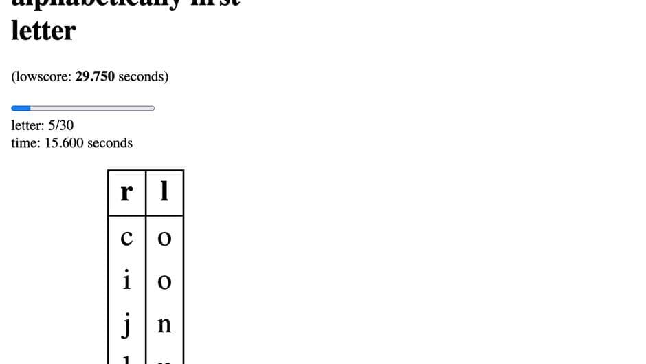 Press the alphabetically first letter screenshot 2