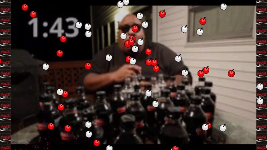I Wanna How Many Bottles of Coke Zero Can Badlands Chug in 3 Minutes? Watch & See! screenshot 1
