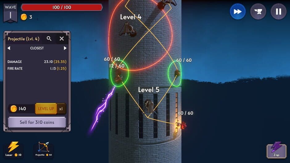 Monos: The Endless Tower screenshot 1
