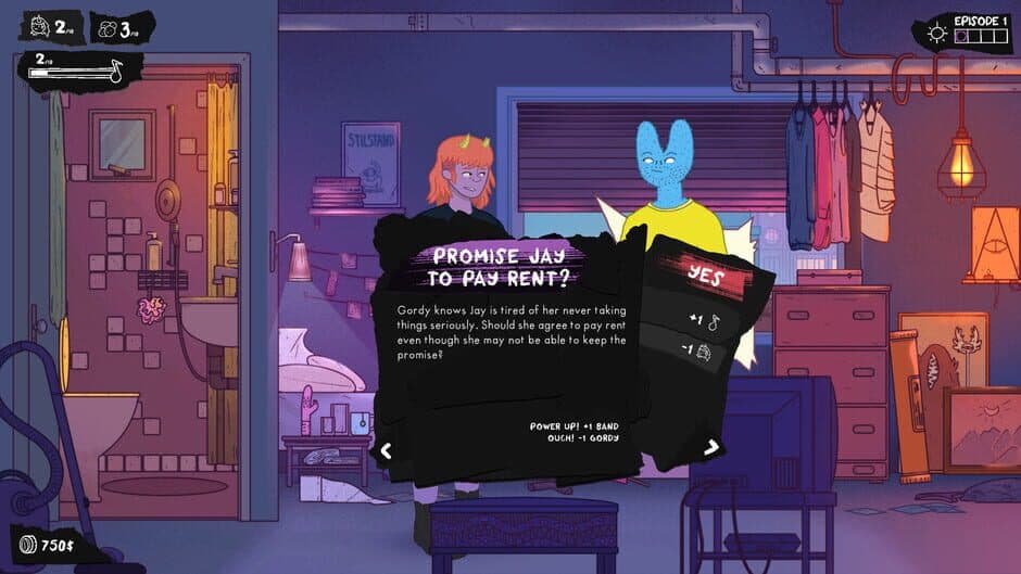 Dead Pets: A Punk Rock Slice of Life Sim screenshot 5