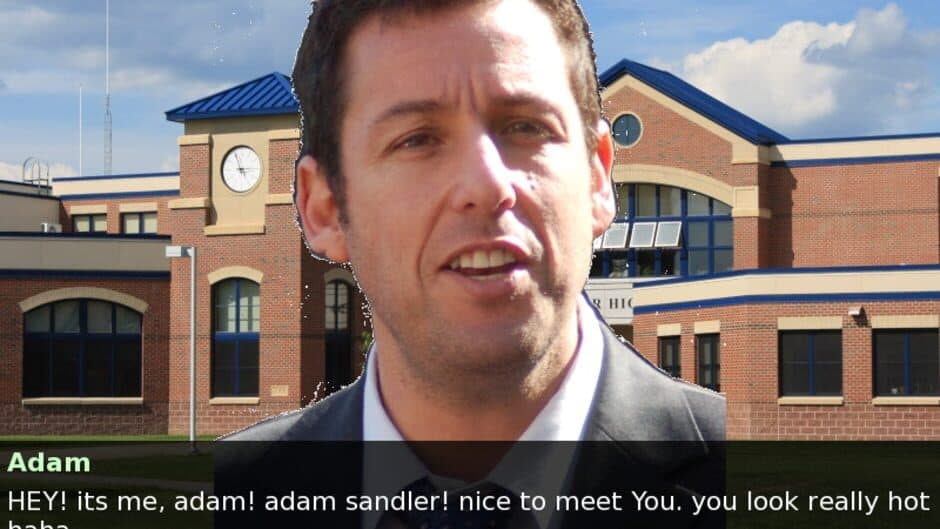 Adam Sandler Dating Sim screenshot 1