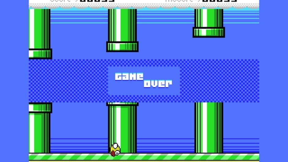 Flappybird for MSX screenshot 2