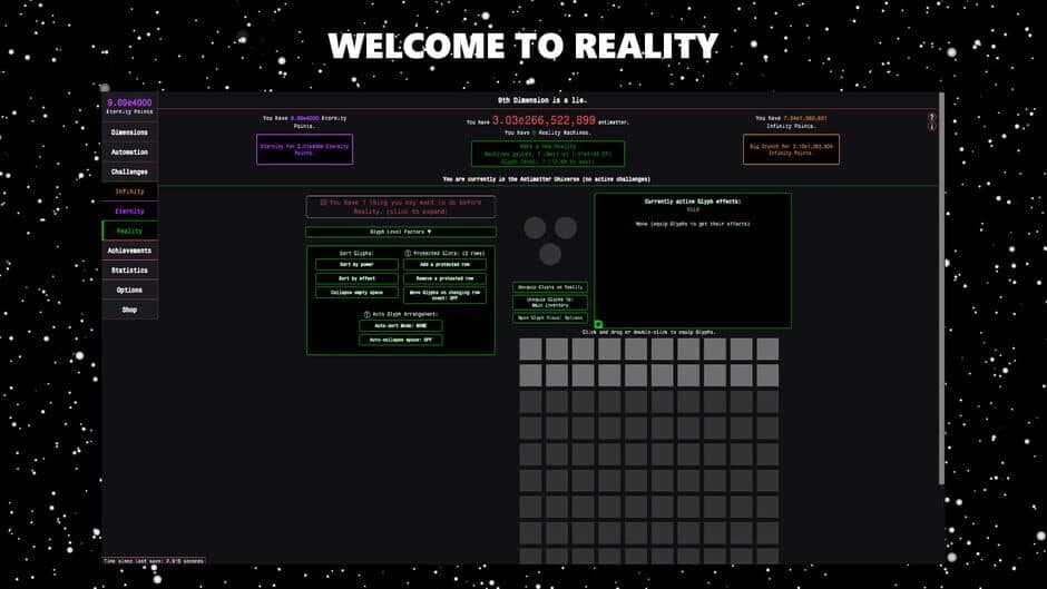 Antimatter Dimensions screenshot 5