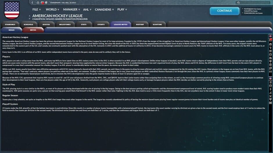 Franchise Hockey Manager 9 screenshot 3