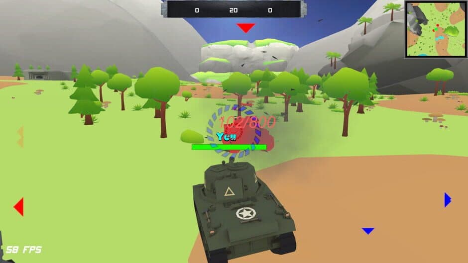 WWII: Tank Battle Arena screenshot 1