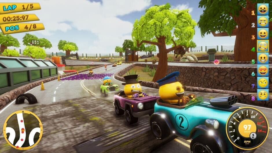 Emoji Kart Racer screenshot 3