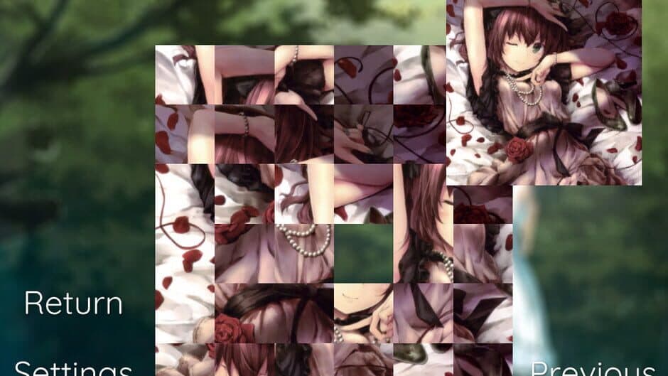 Anime Girl Slide Puzzle screenshot 1