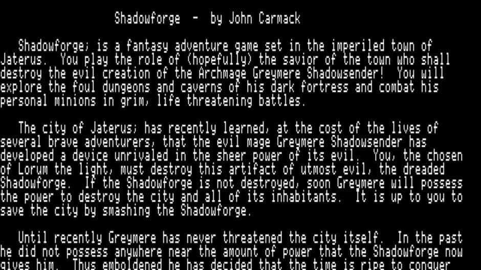 Shadowforge screenshot 1