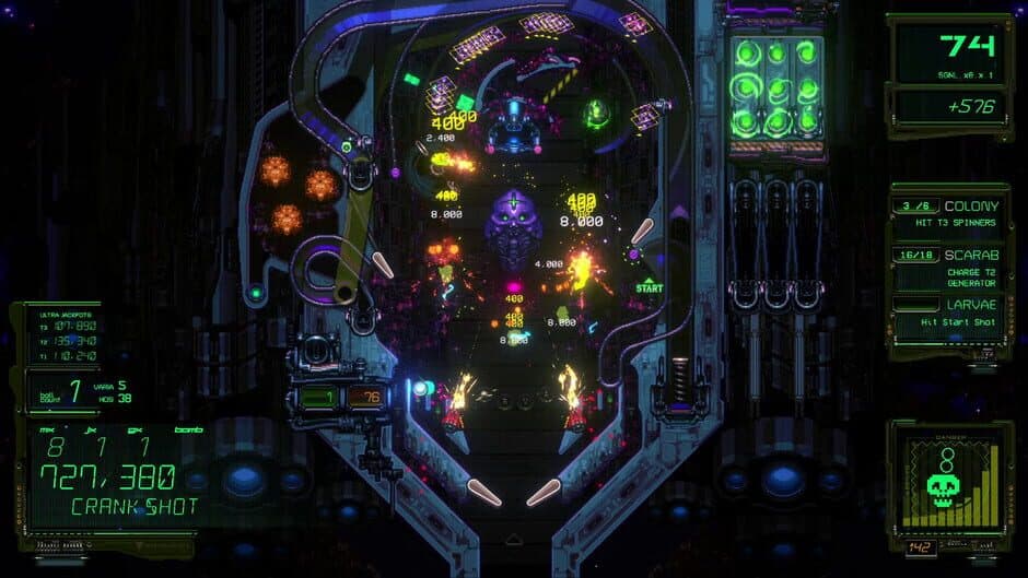 Xenotilt: Hostile Pinball Action screenshot 4