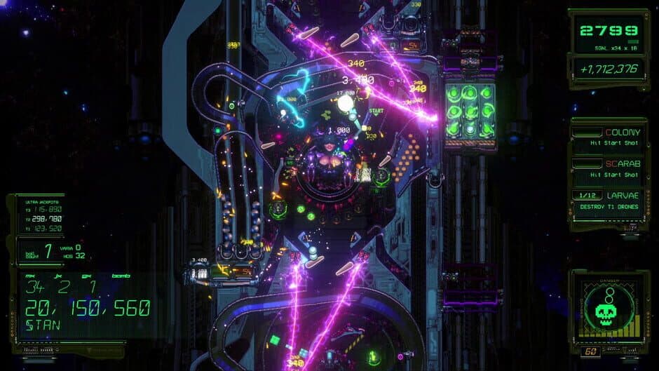 Xenotilt: Hostile Pinball Action screenshot 7