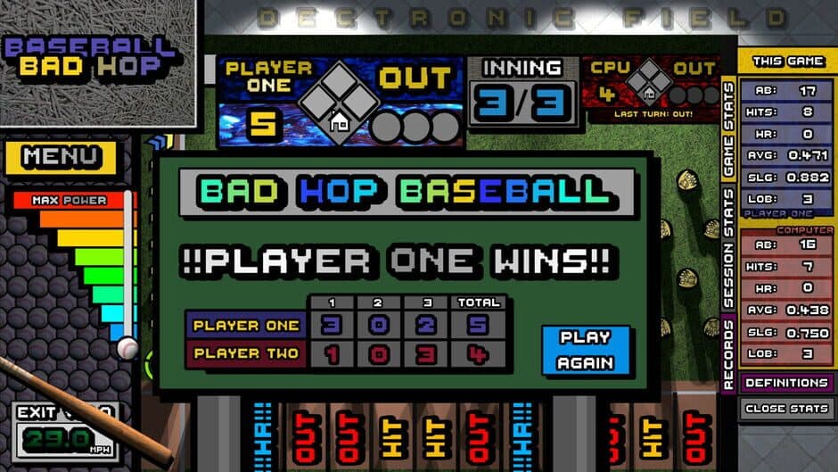 Bad Hop Baseball screenshot 1