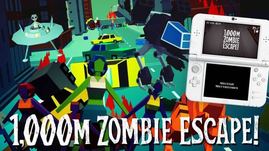 1000m Zombie Escape! screenshot 2