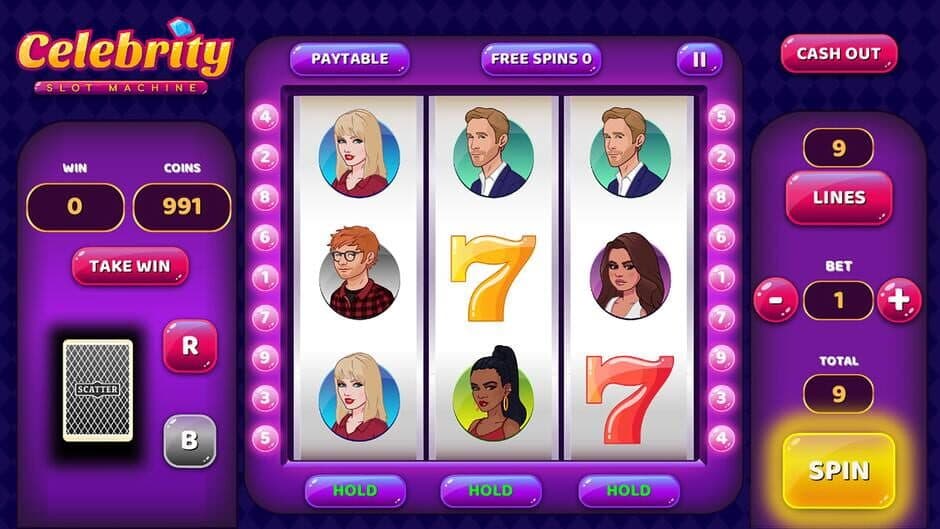 Celebrity Slot Machine screenshot 2