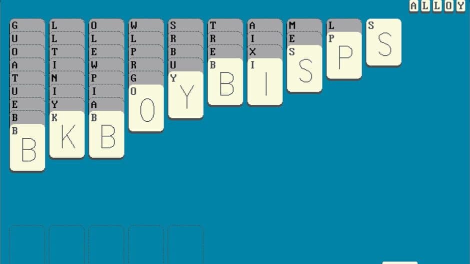 Word Solitaire screenshot 1
