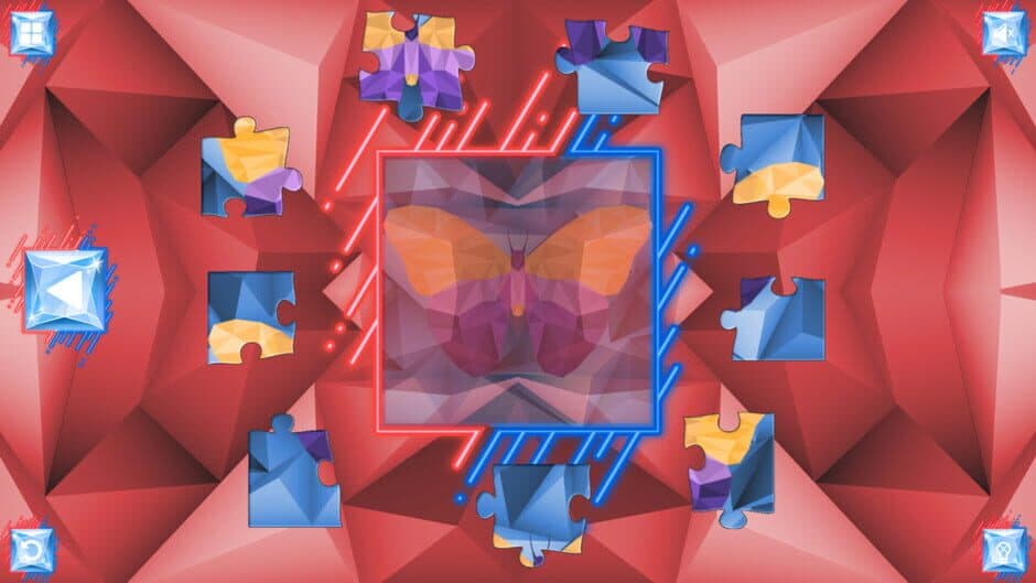 Poly Jigsaw: Butterflies screenshot 5