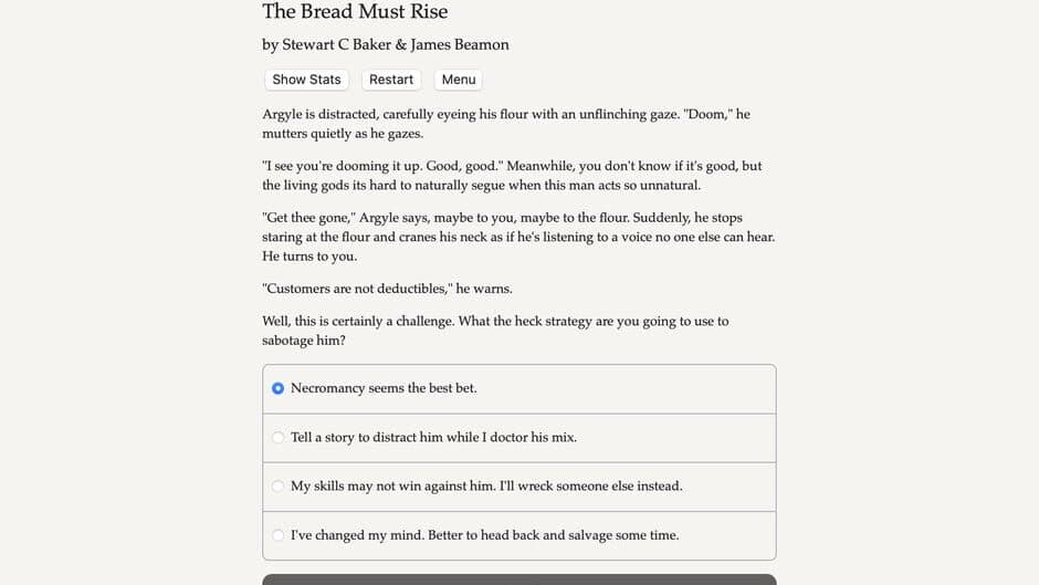 The Bread Must Rise screenshot 2