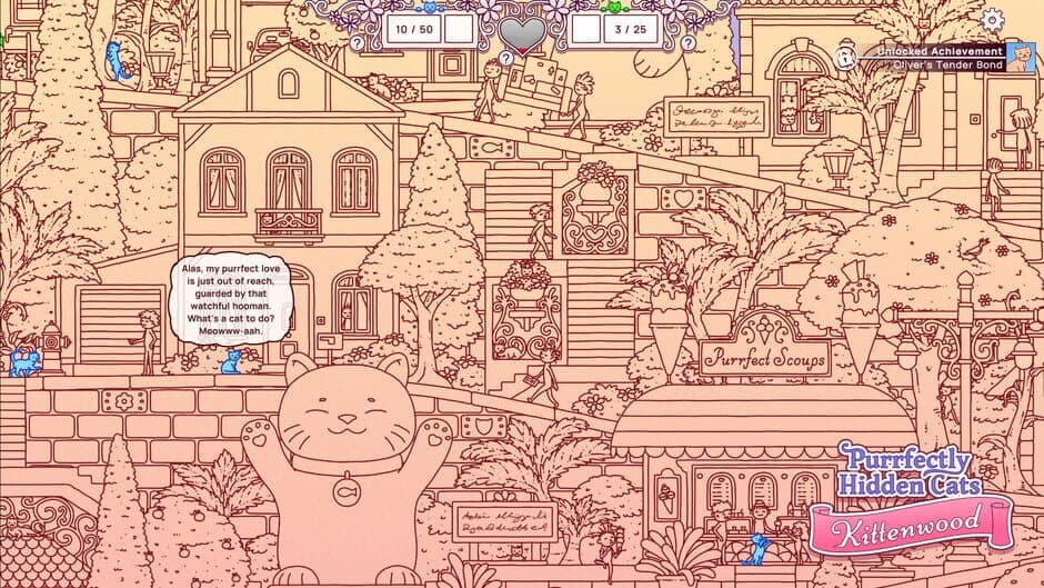 Kittenrock Cats - A Hidden Object Game screenshot 1