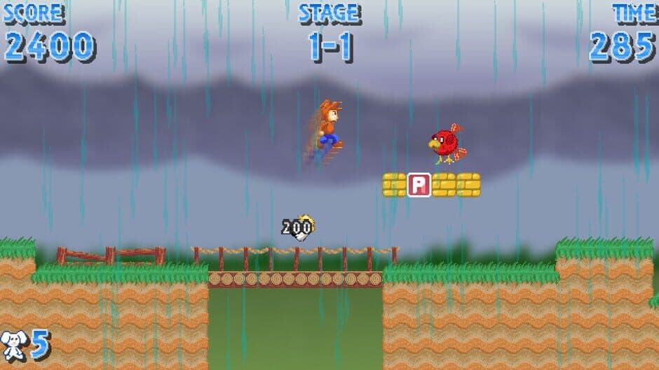 Mandew vs. The Forever Rain+ screenshot 1