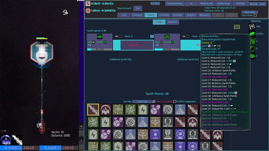 Unnamed Space Idle screenshot 2