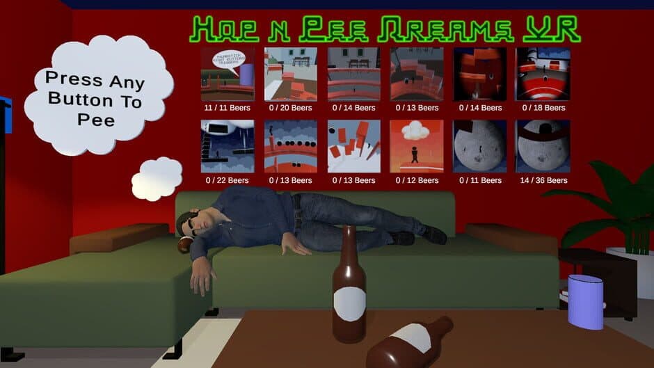 Hop n Pee Dreams VR screenshot 1