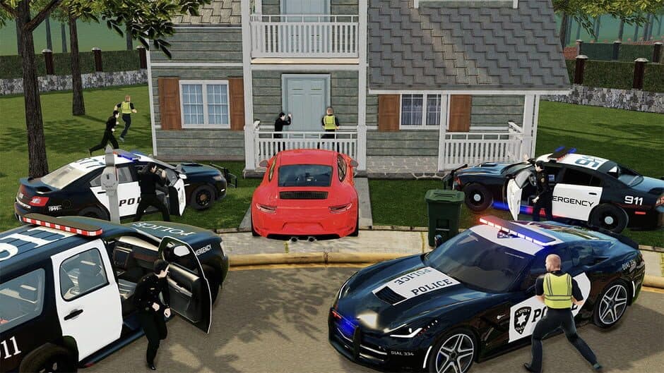 Rescue Team 911 Simulator: Ambulance, Police, Firefighter screenshot 1
