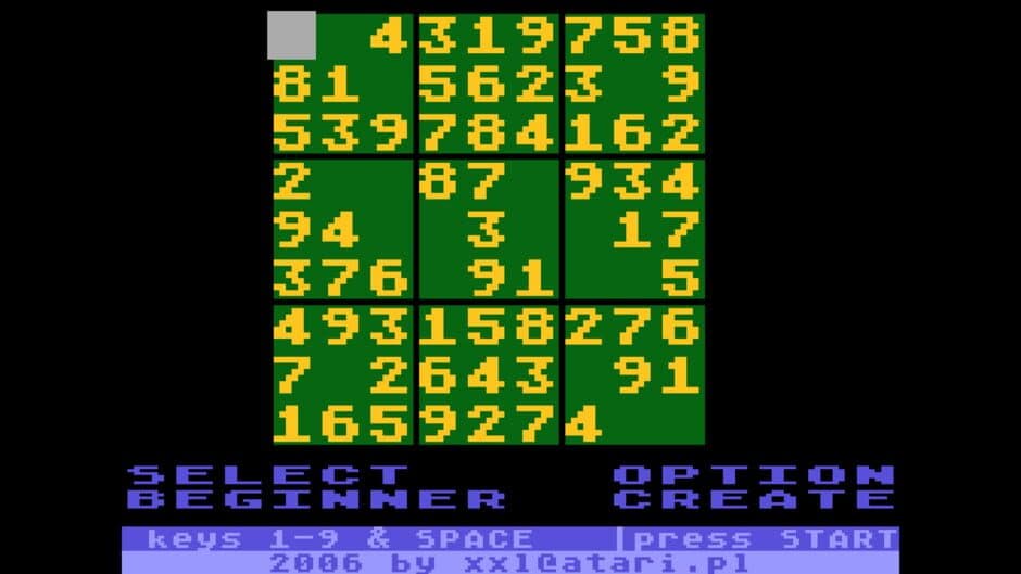 Sudoku screenshot 1