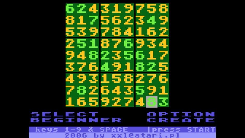 Sudoku screenshot 2