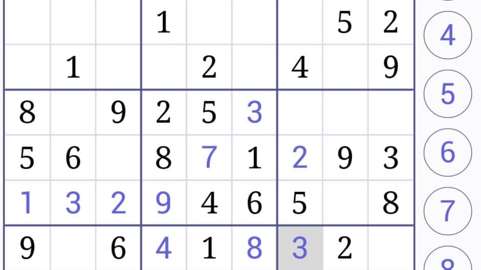Web Sudoku screenshot 3