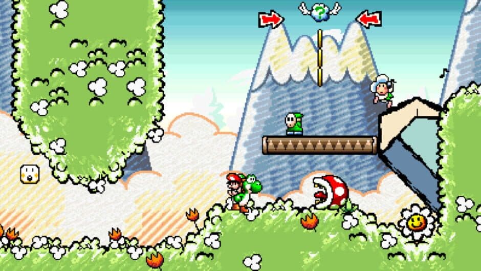 Super Mario Construct 2: Yoshi's Fabrication Station screenshot 1