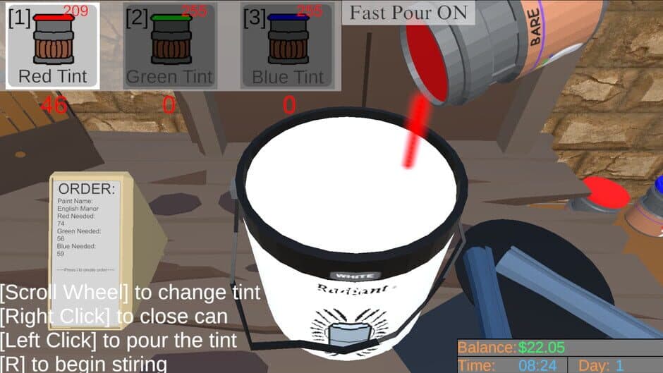 Paint Desk Simulator screenshot 1