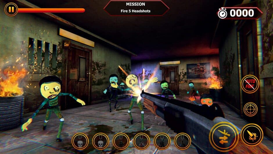 Zombie Sniper Shooter: Stickman War screenshot 1