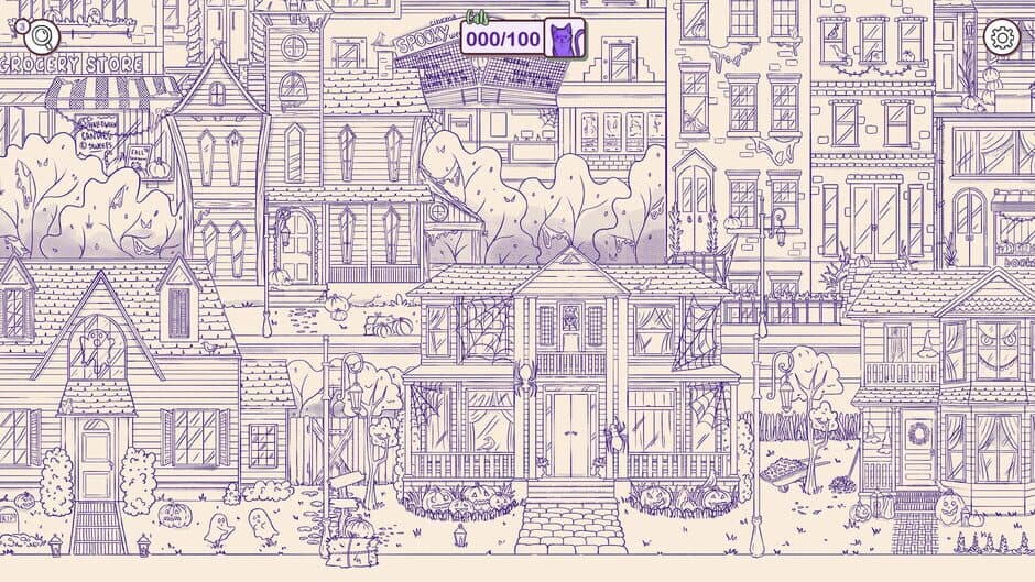 Hidden Cats in Spooky Town screenshot 5