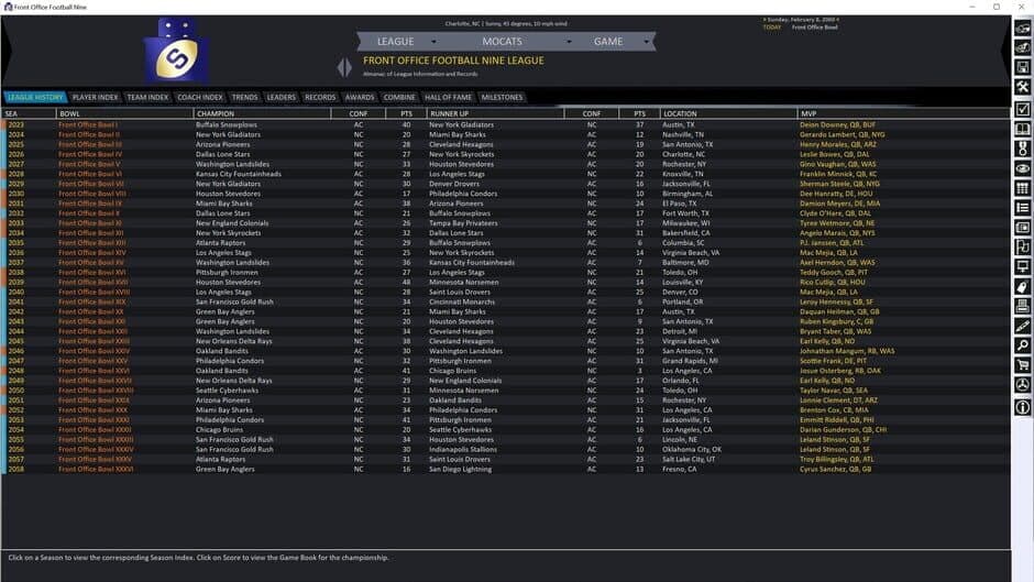 Front Office Football Nine screenshot 9