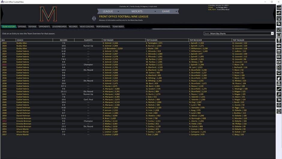 Front Office Football Nine screenshot 5