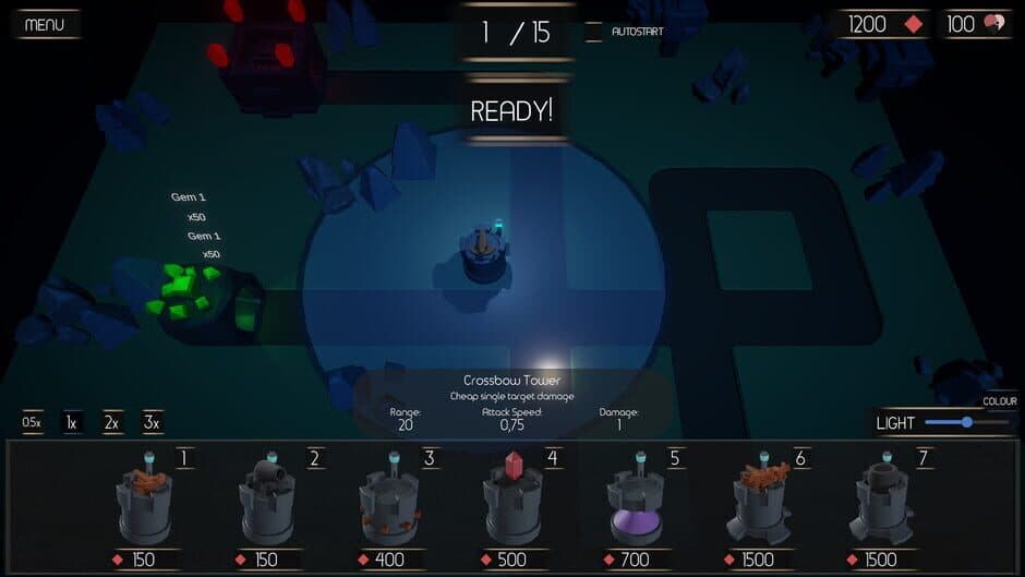 Dark Gem Tower Defense screenshot 1