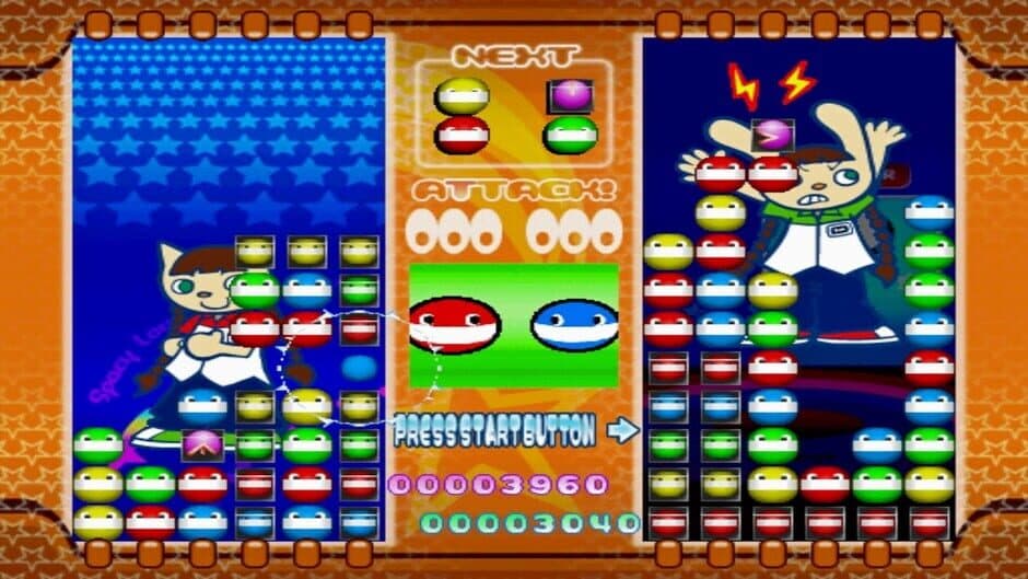 Pop'n Taisen Puzzle Dama Online screenshot 2