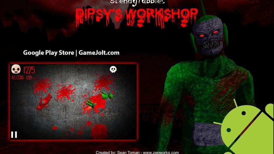 Slendytubbies: Dipsy's Workshop screenshot 1