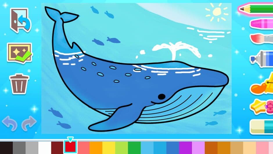 Coloring Book Series: Aquarium screenshot 1