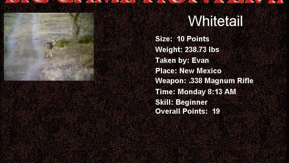 Cabela's Big Game Hunter II screenshot 5