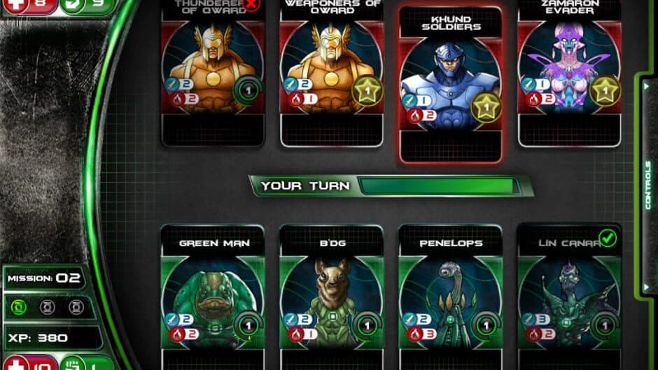 Green Lantern Battle Cards screenshot 1