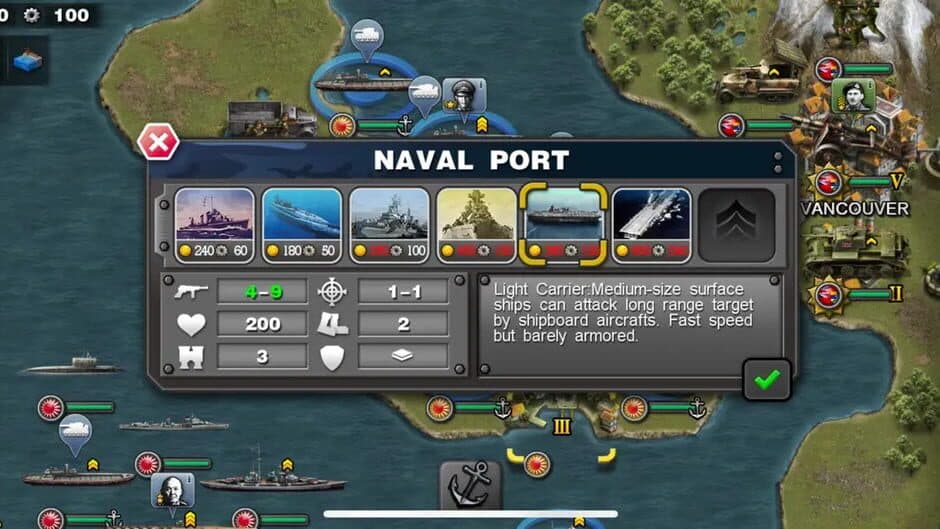 Glory of Generals: Pacific War screenshot 2
