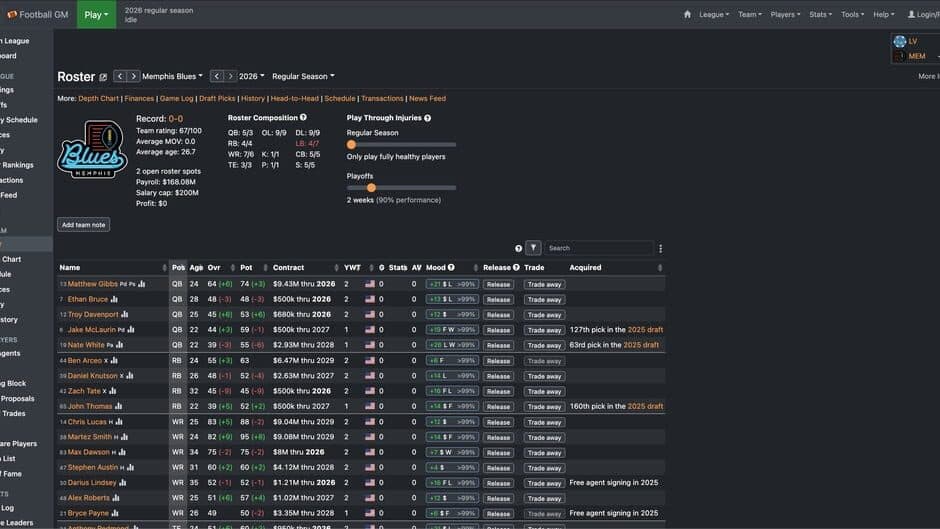 Football GM screenshot 3
