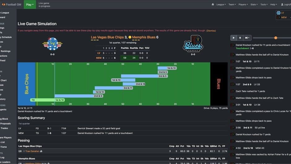 Football GM screenshot 4