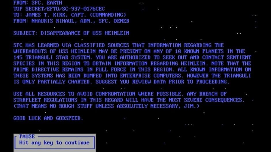 Star Trek: The Kobayashi Alternative screenshot 2