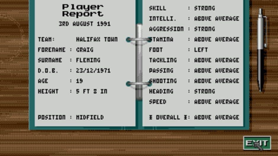 Graham Taylors Soccer Challenge screenshot 1
