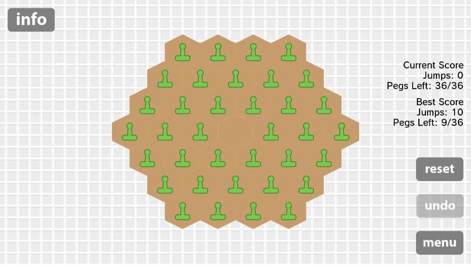 Peg Solitaire screenshot 2