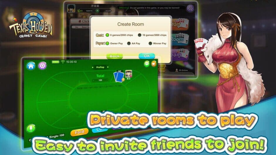 Texas Hold'em: Daily Poke it! screenshot 2